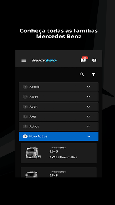 TruckInfo Screenshot