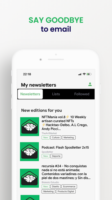 Lettermind - Newsletter Search Screenshot