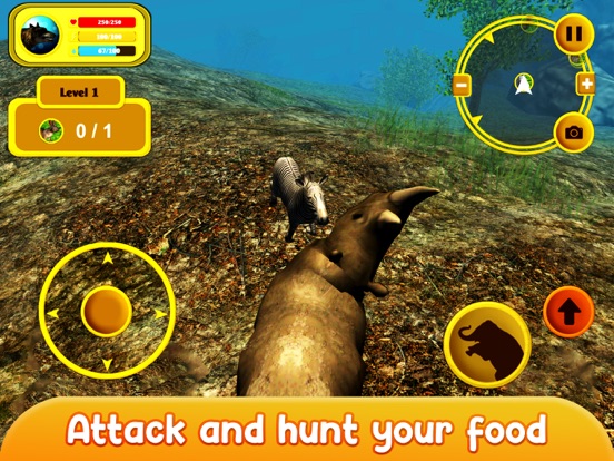 Screenshot #6 pour Rhinoceros Simulator 3D