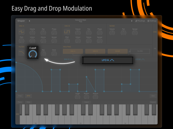 Screenshot #5 pour Shaper - Synthesizer