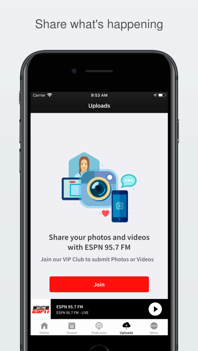 ESPN 95.7 FM Screenshot