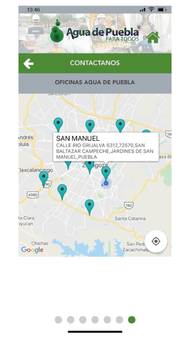 Agua de Puebla Móvil Screenshot