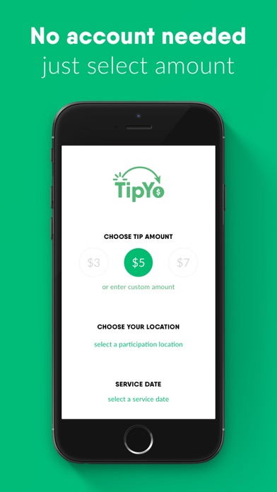 TipYo  Mobile Tipping Screenshot