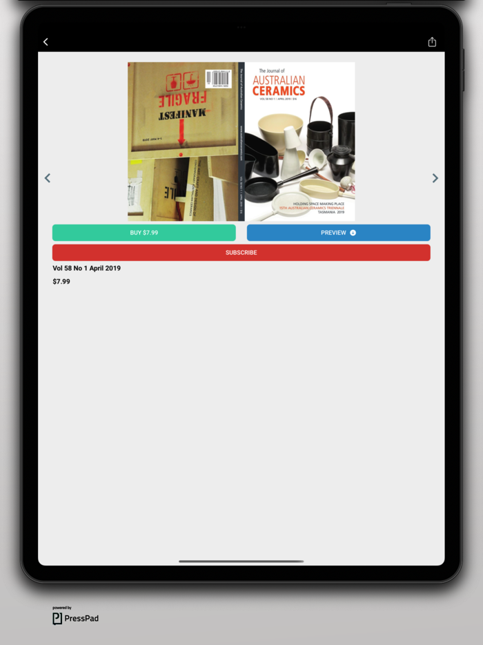 Journal of Australian Ceramics