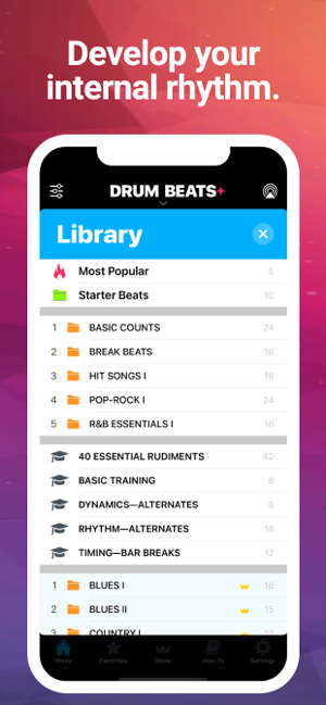 ‎Drum Beats+ Rhythm Machine Screenshot