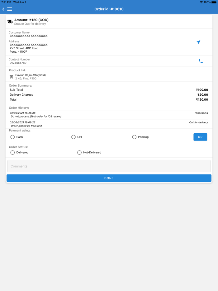 Chakkizza Delivery Partner