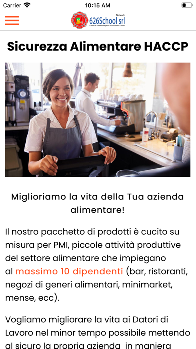 626School Sicurezza sul Lavoro Screenshot