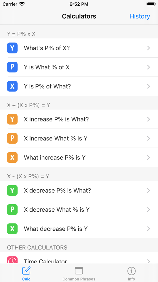 #1. Percentage Calculator, Percent (iOS) 由: Phan Nhat Đang