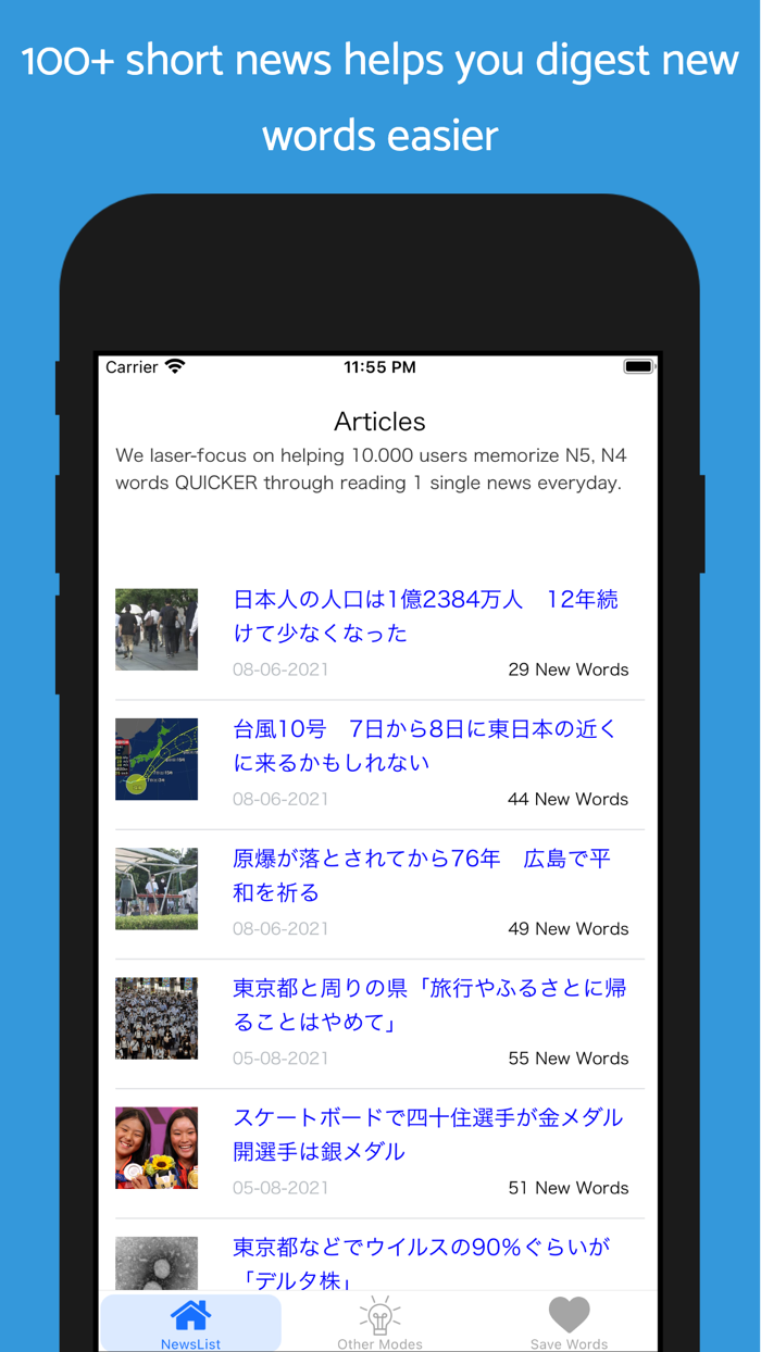 N5 Japanese News 2021