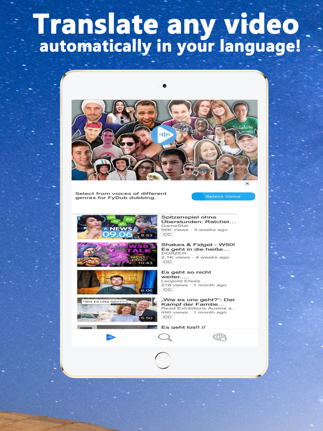 ‎FyDub - Video Dubbing Screenshot