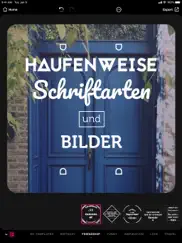 font candy mit text auf bilder ipad bildschirmfoto 2