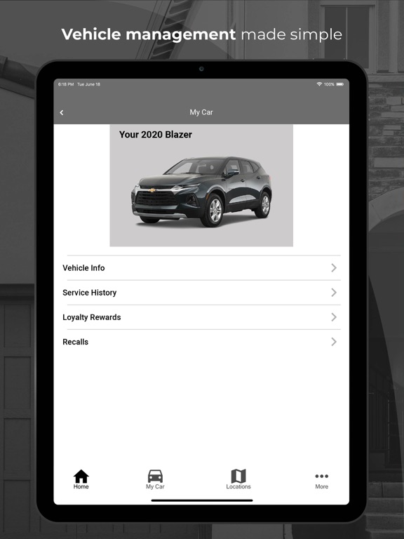 App screenshot
