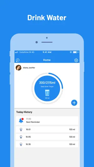 Water Tracker & Drink Reminder screenshot 1