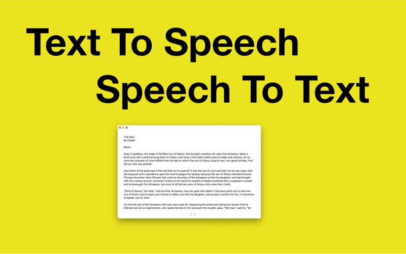 Screenshot #1 pour Text To Speech Pro