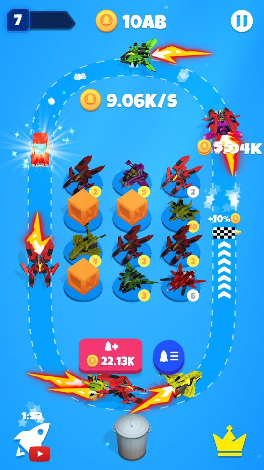 #2. Planes Merge Race (iOS) Podle: Phuong Ta