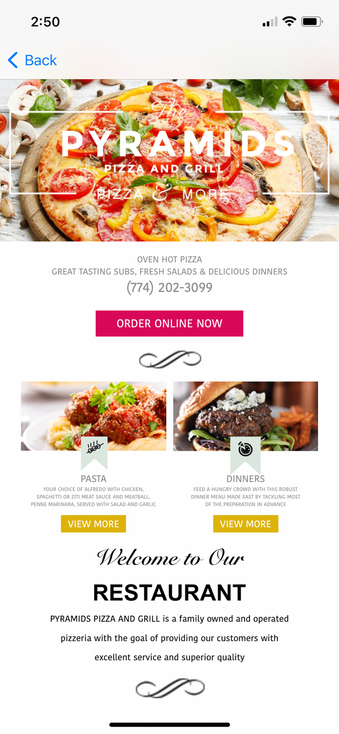 Pyramid Pizza and Grill