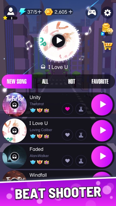 Beat Shooter - MUSIC BEAT Screenshot