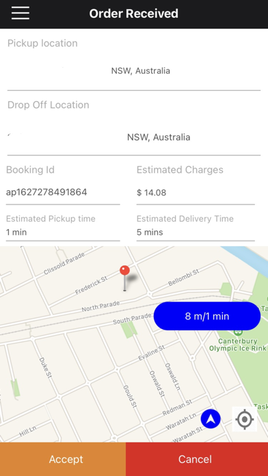 Gaajal Demand Delivery Service Screenshot