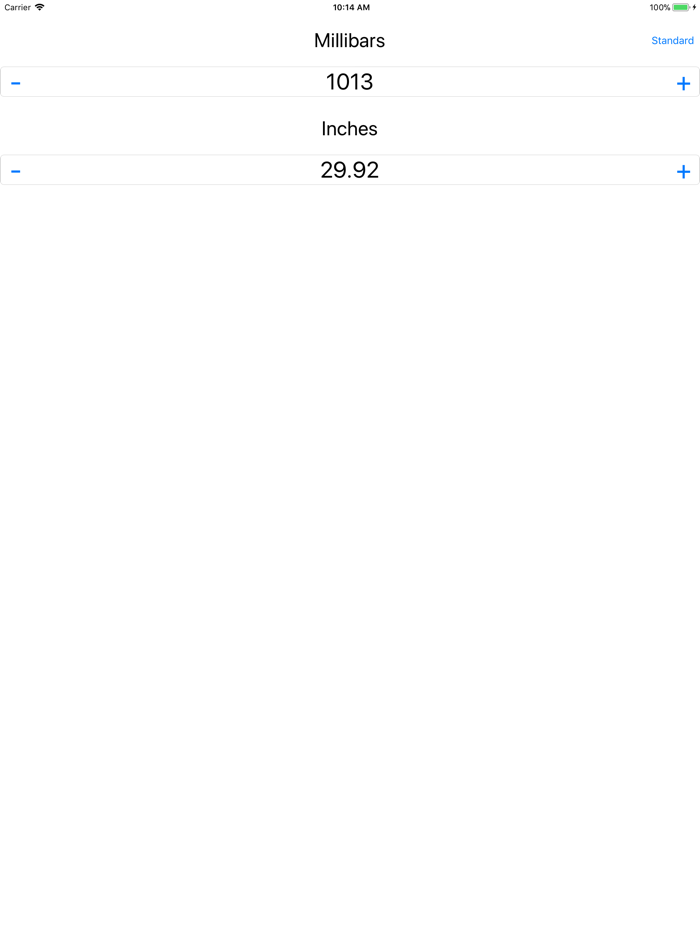 Millibar - Inches Calculator