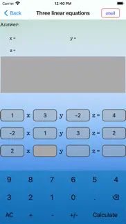 eqsolver basic calculator iphone screenshot 4
