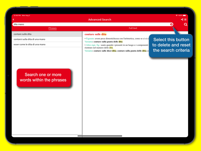 Dizionario Modi di dire