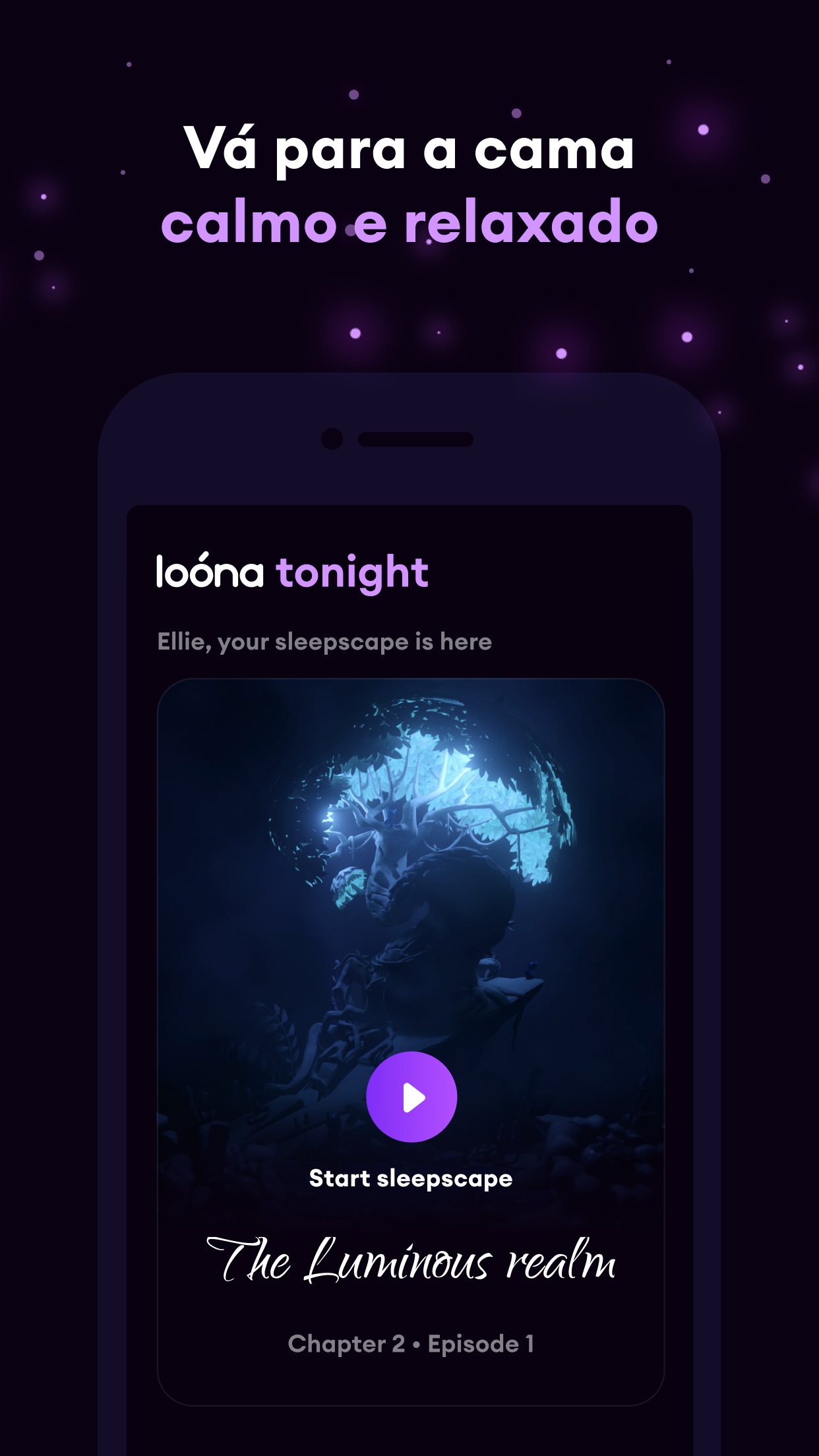Screenshot do app Sons para dormir bem de Loóna
