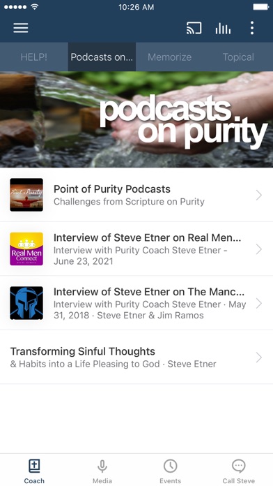 My Purity Coach Screenshot