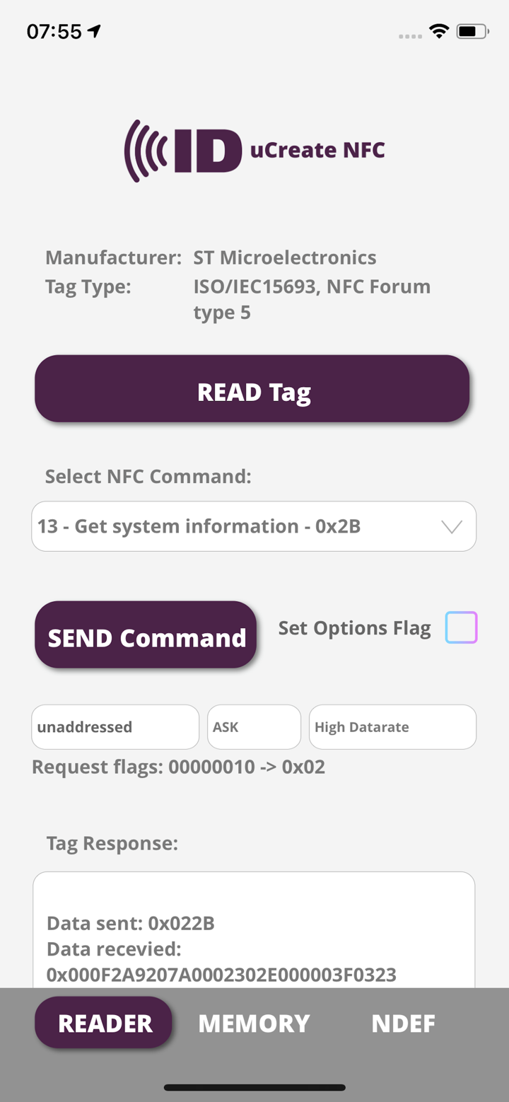 uCreate NFC screenshot 1