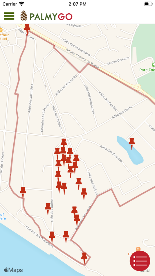 #6. Palmygo (iOS) 由: ASSOCIATION SYNDICALE DE LA PALMYRE