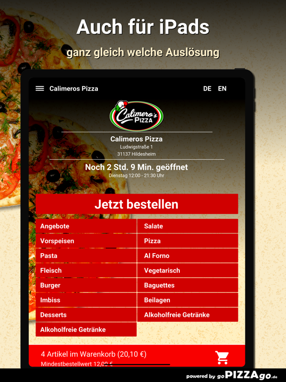 Calimeros Pizza Hildesheim screenshot 7
