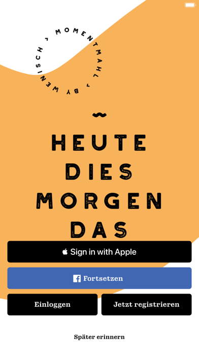 Momentmahl Screenshot