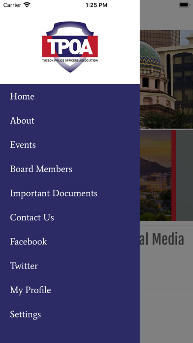 Tucson Police Officers Assoc. Screenshot