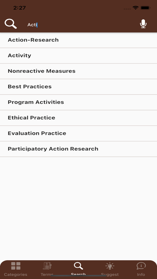 #5. WMU Evaluation Glossary (iOS) 由: Kylie Hutchinson