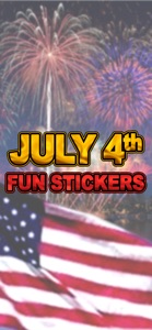 July 4th Fun Stickers screenshot #4 for iPhone