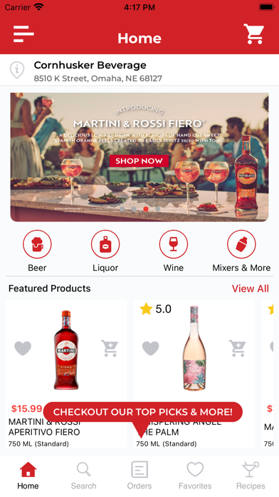 Cornhusker Beverage Screenshot