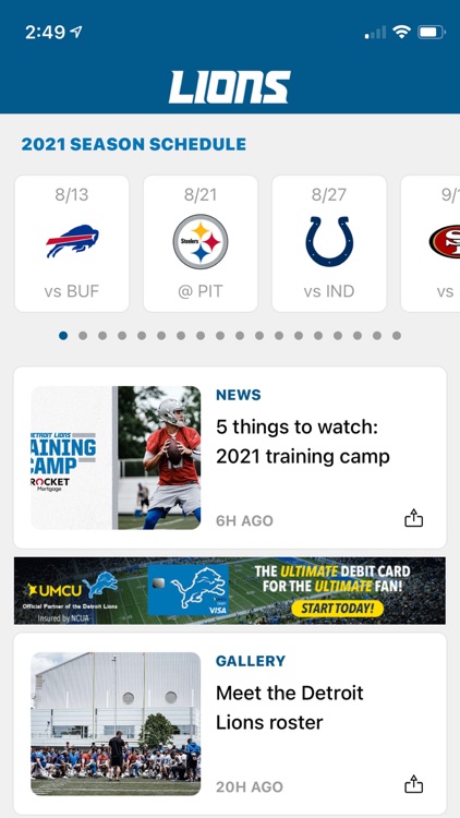 Detroit Lions Mobile