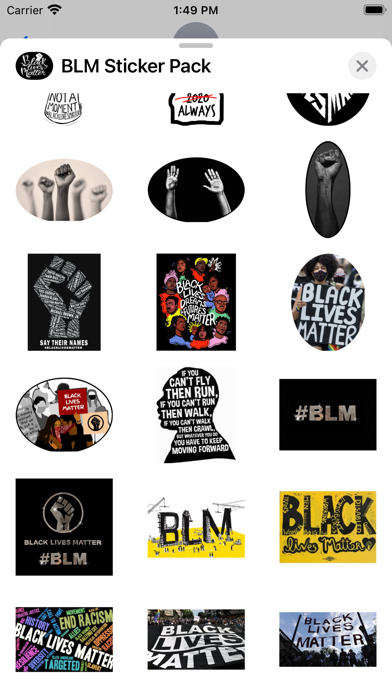 BLM Sticker Pack 2021 Screenshot