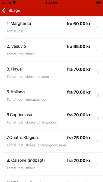 Xanthos Pizza Restaurant Screenshot