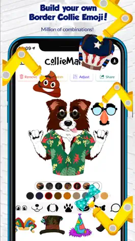 Game screenshot CollieMoji - Original Stickers mod apk