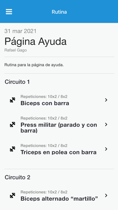 Rutina Screenshot