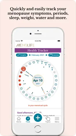 Game screenshot MenoLife - Menopause Tracker apk