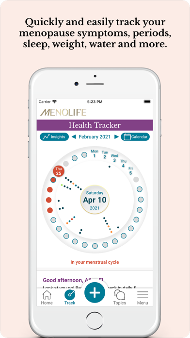 MenoLife - Menopause Tracker screenshot 2