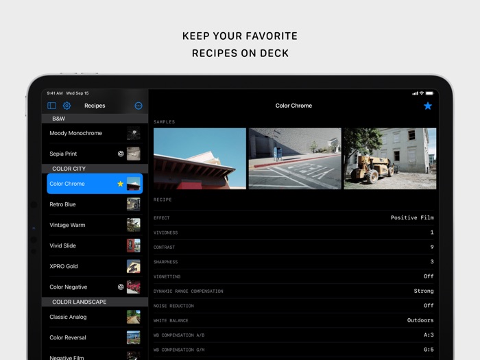 Ricoh Recipes — JPEG Settings