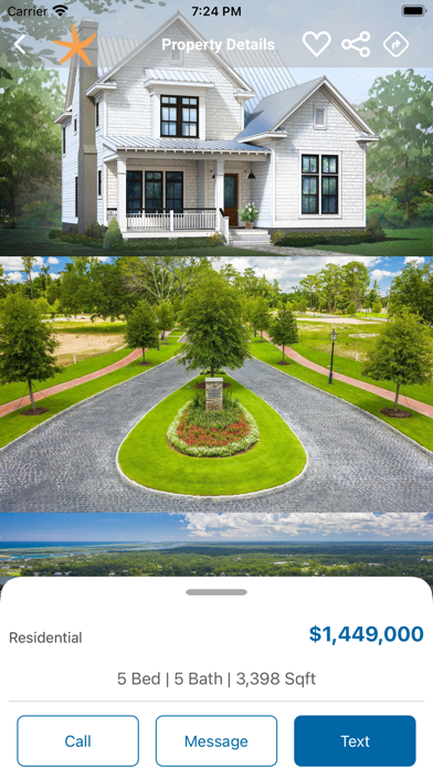 Living Seaside Home Search Screenshot