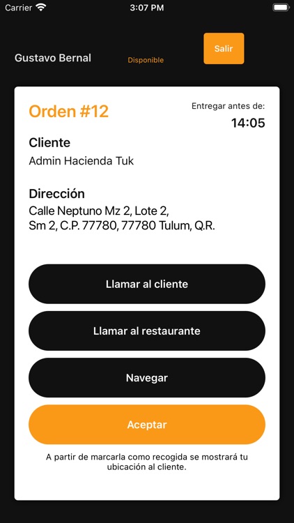 Tuk Cuisine Repartidor