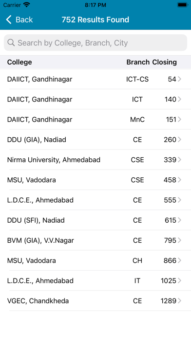 How to cancel & delete Gujarat Engineering Admission from iphone & ipad 3