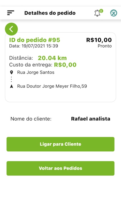 Comprou Chegou Entregador