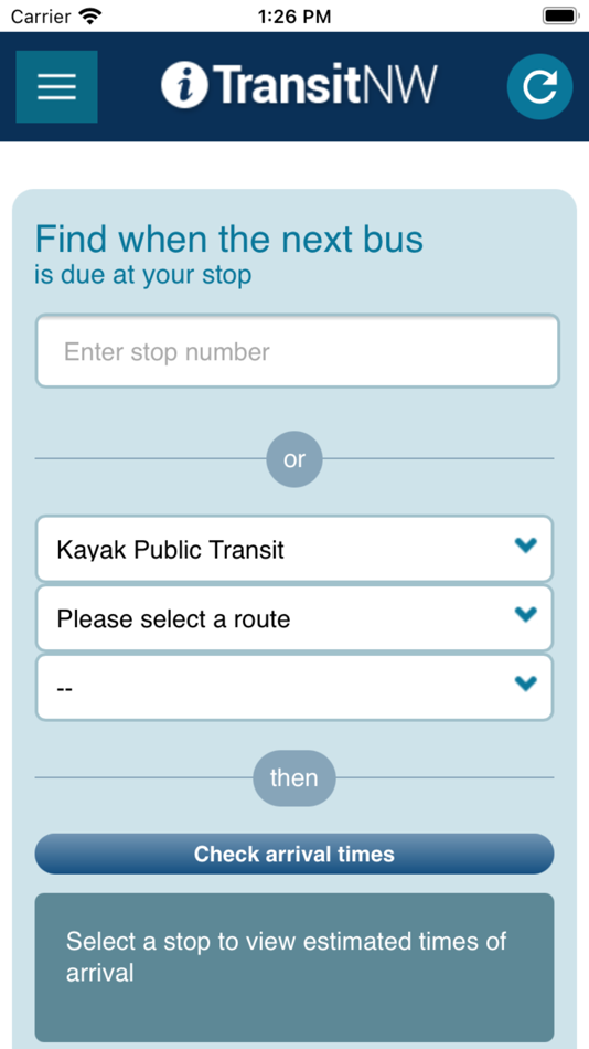 #2. Kayak Transit (iOS) By: Connexionz Limited