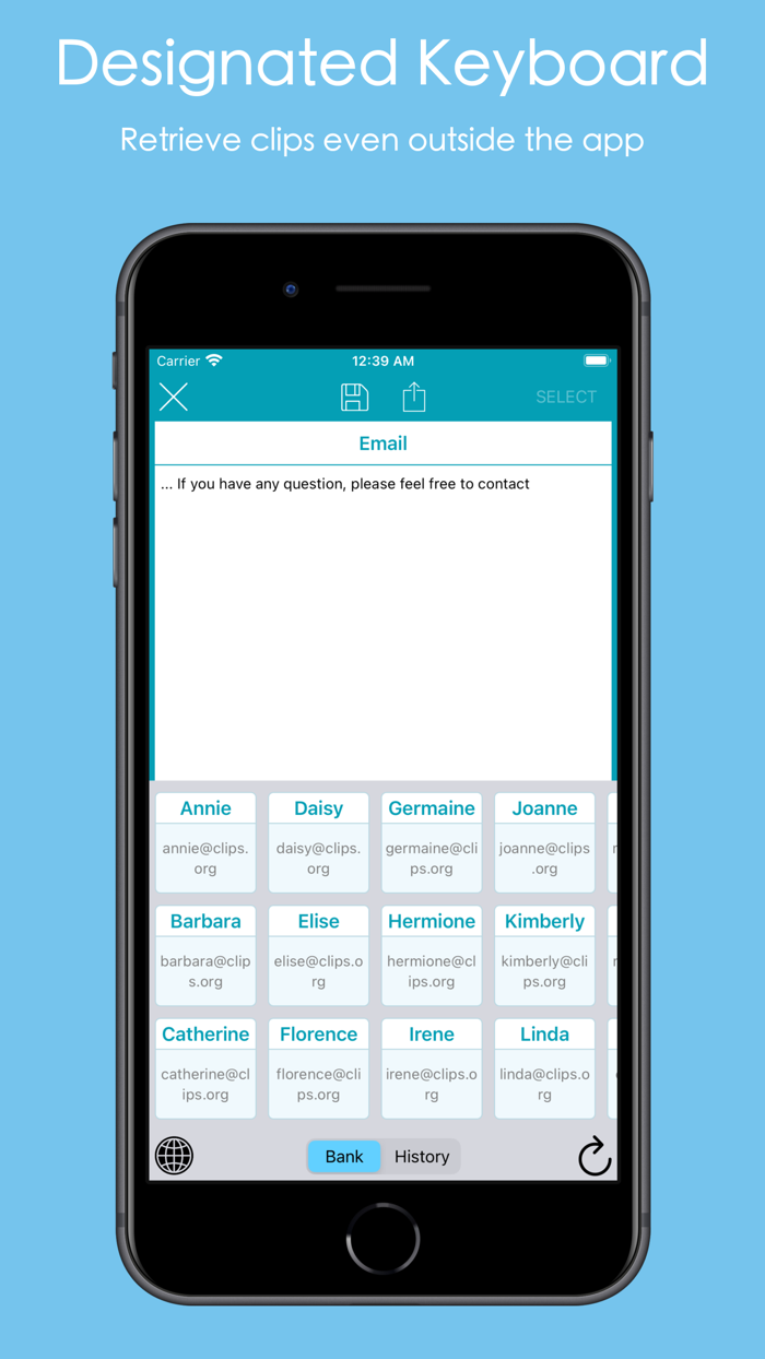 Clipboard - copy cut and paste