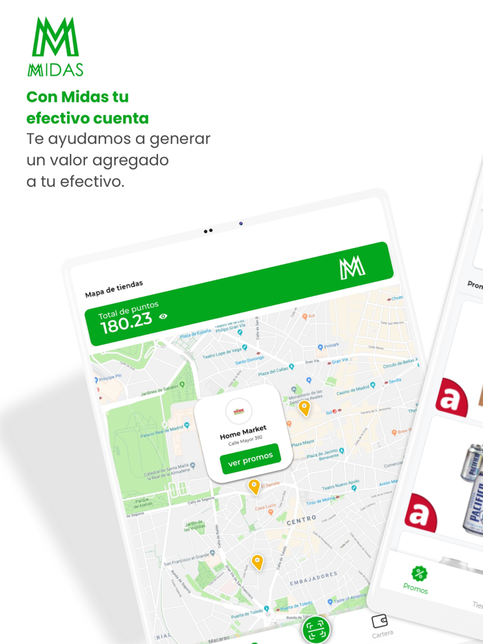 MIDAS - Tu efectivo cuenta
